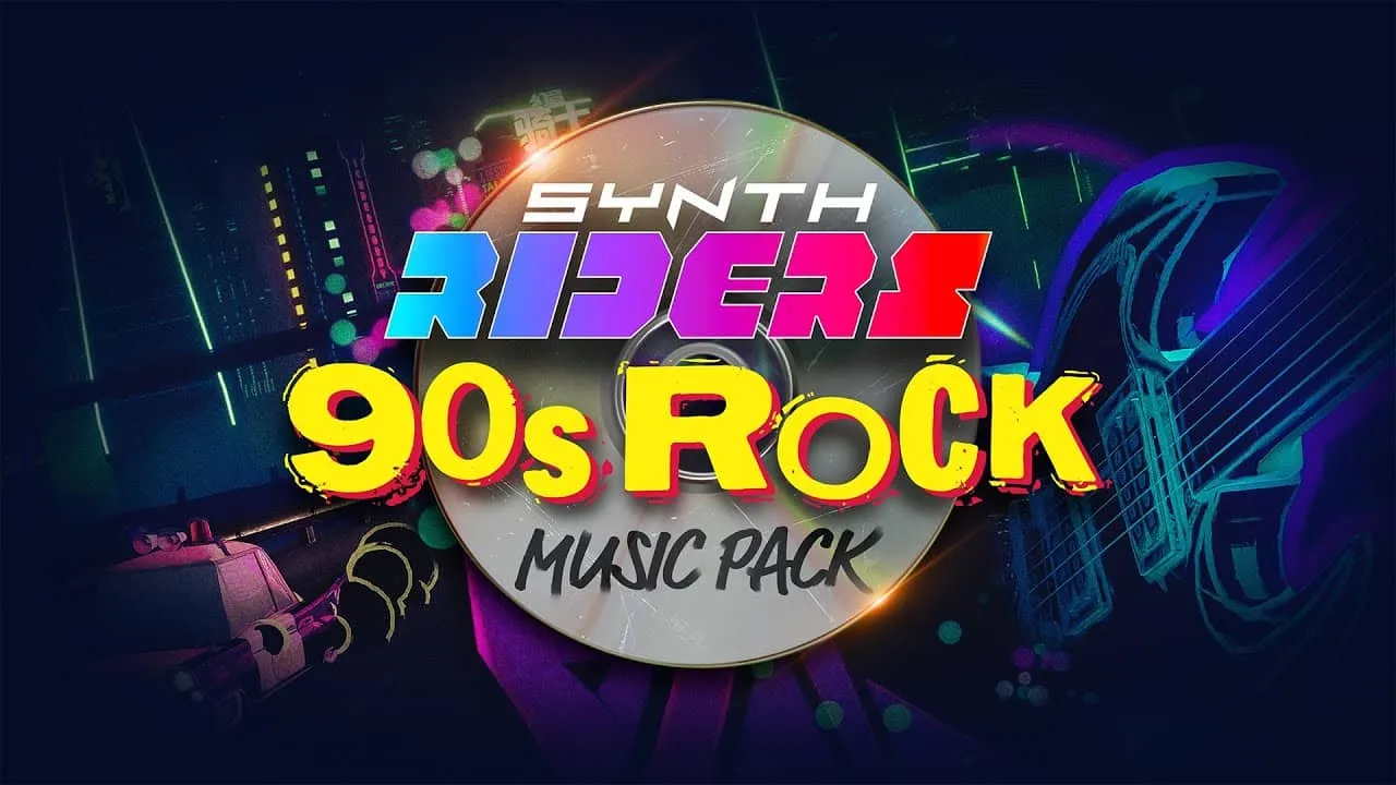 Synth Riders 90S Rock Music Pack теперь доступен