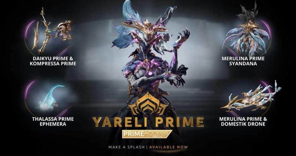 Warframe Yareli Prime Access теперь доступен