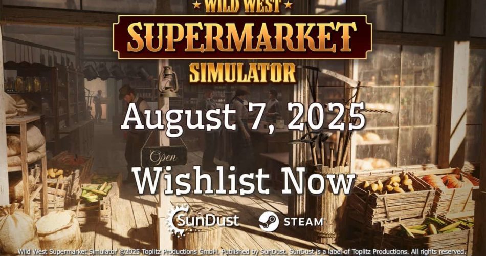 Симулятор супермаркета Wild West запускается 7 августа