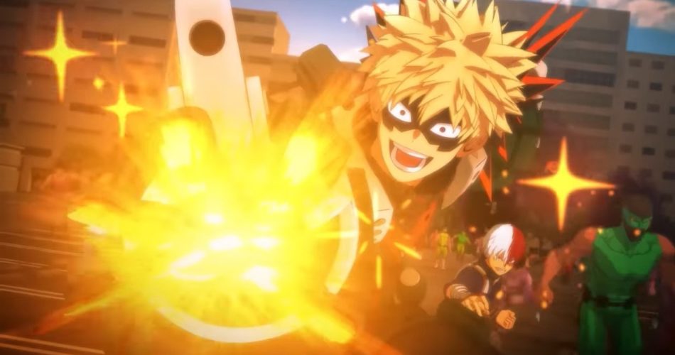 3D Arena Fighter My Hero Academia: Trailer All's Justice Battle Systems выпустил