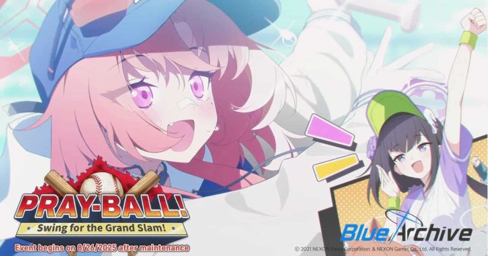 Blue Archive «Pray Ball! Качайтесь за Большой шлем!» Обновление сейчас в прямом эфире