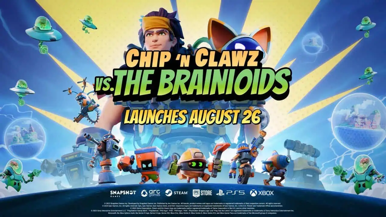 Chip 'n Clawz vs. The Brainioids, запущенные 26 августа