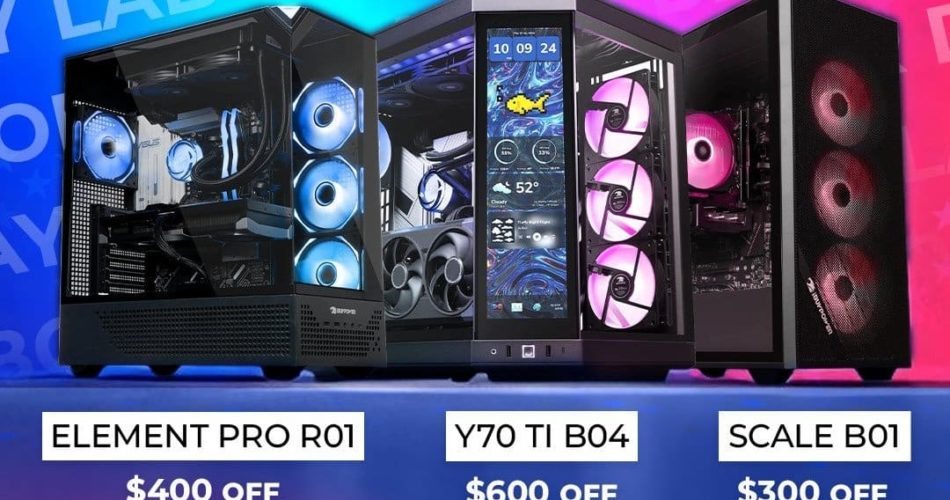 Продажи в день труда IbuyPower на предварительно построенных и пользовательских компьютерах, начиная с 22 августа