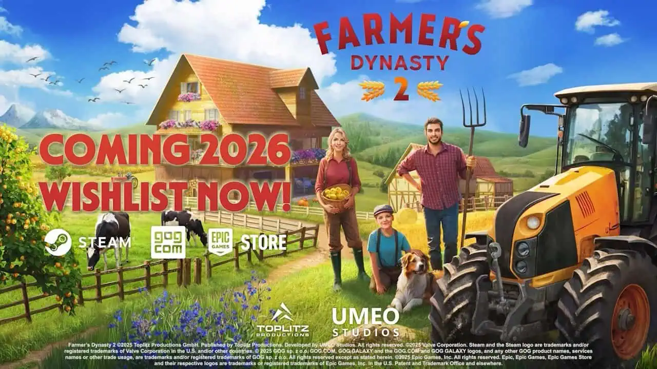 Фермерский опыт в открытом мире Фермерская династия 2 запускается в начале 2026 года
