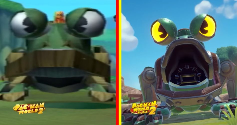 Pac-Man World 2 RE-PAC Сравнение выпуска