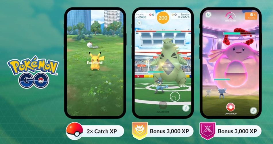 Pokémon go xp Celebration Event Live
