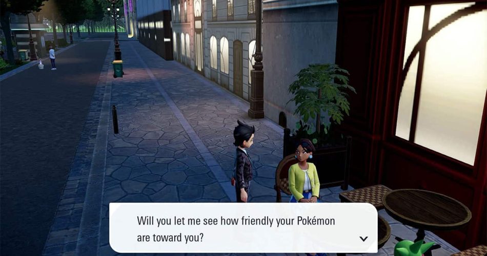 Как проверить уровень дружбы в Pokemon Legends ZA