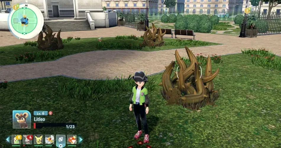 Как стричь кусты в Pokemon Legends ZA