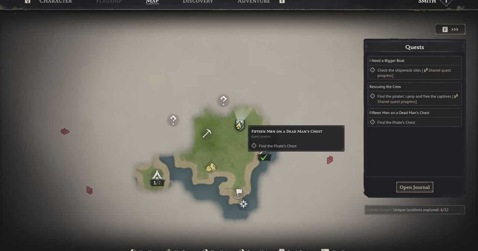 Как пройти «Пятнадцать человек на сундуке мертвеца» в «Розе ветров»