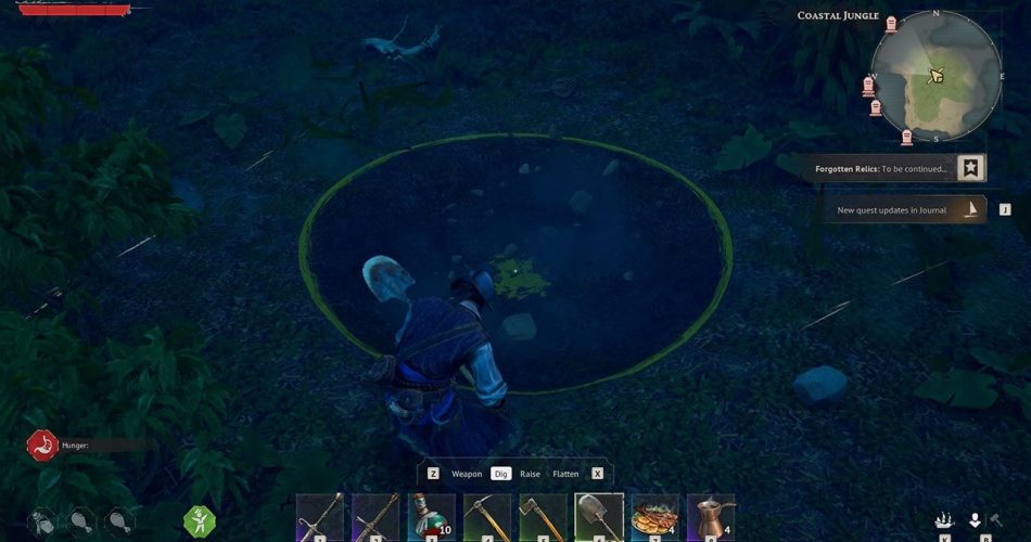 Как получить лопату, чтобы копать розу ветров