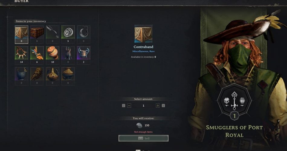 Где продавать предметы в Розе Ветров